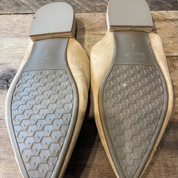 Birdies Brown Suede The Swan Slides Size 9 - Picture 2 of 4